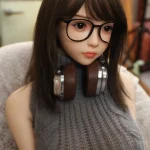 【ハイブリッド】140cm Eカップ シリコンヘッド×TPEボディ リアルメイク/植毛（眉・まつ毛）仕様 ゼリー胸 2穴 ラブドール