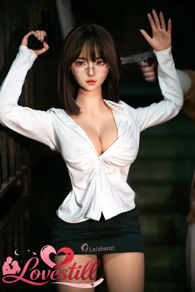 日本倉庫在庫【ハイブリッド】161cm Eカップ シリコンヘッド×TPEボディ リアルメイク/植毛（眉・まつ毛）仕様 ゼリー胸 2穴 ラブドール