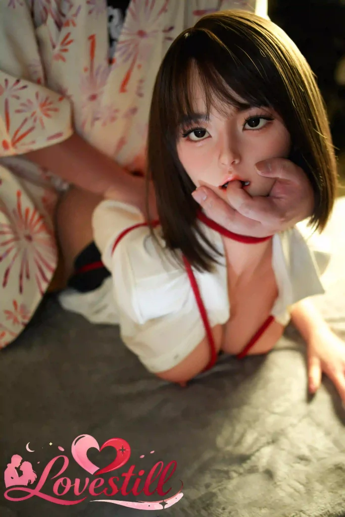 日本倉庫在庫【ハイブリッド】161cm Eカップ シリコンヘッド×TPEボディ リアルメイク/植毛（眉・まつ毛）仕様 ゼリー胸 2穴 ラブドール