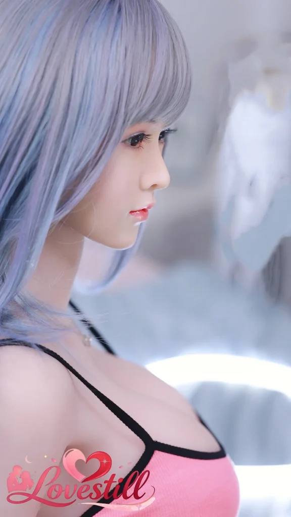 日本倉庫在庫【ハイブリッド】161cm Eカップ シリコンヘッド×TPEボディ リアルメイク/植毛（眉・まつ毛）仕様 ゼリー胸 2穴 ラブドール