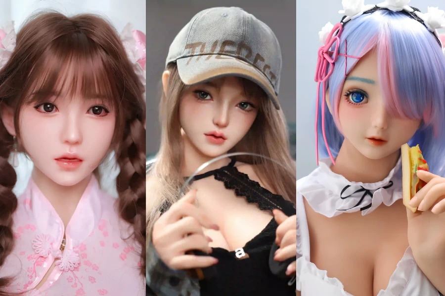 ラブドールの着せ替え例とコーディネート比較