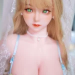 日本倉庫在庫あり 157cm Fカップ シリコンヘッド×TPEボディ リアルメイク/植毛（眉・まつ毛）仕様 ゼリー胸 2穴 ラブドール