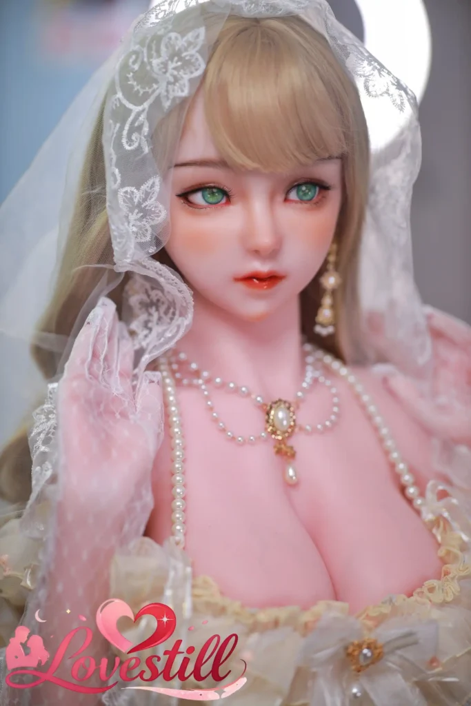 日本倉庫在庫あり 157cm Fカップ シリコンヘッド×TPEボディ リアルメイク/植毛（眉・まつ毛）仕様 ゼリー胸 2穴 ラブドール