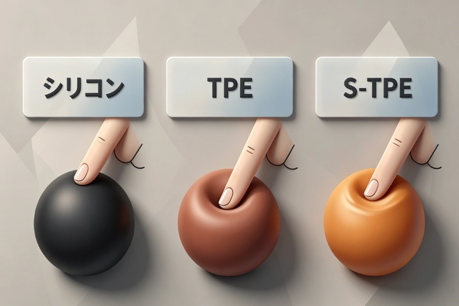 TPEとシリコンラブドールの肌触りと見た目の違い