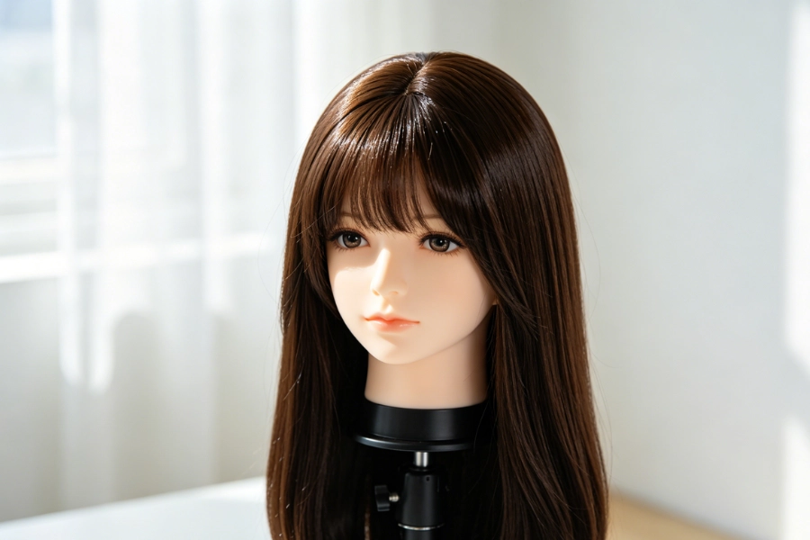 自然な美しさを保つためのラブドールウィッグのお手入れ方法のイメージ