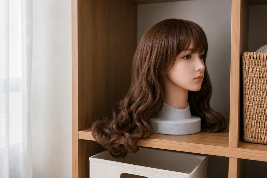 ラブドールのヘッドを安全に保管する収納方法のイメージ