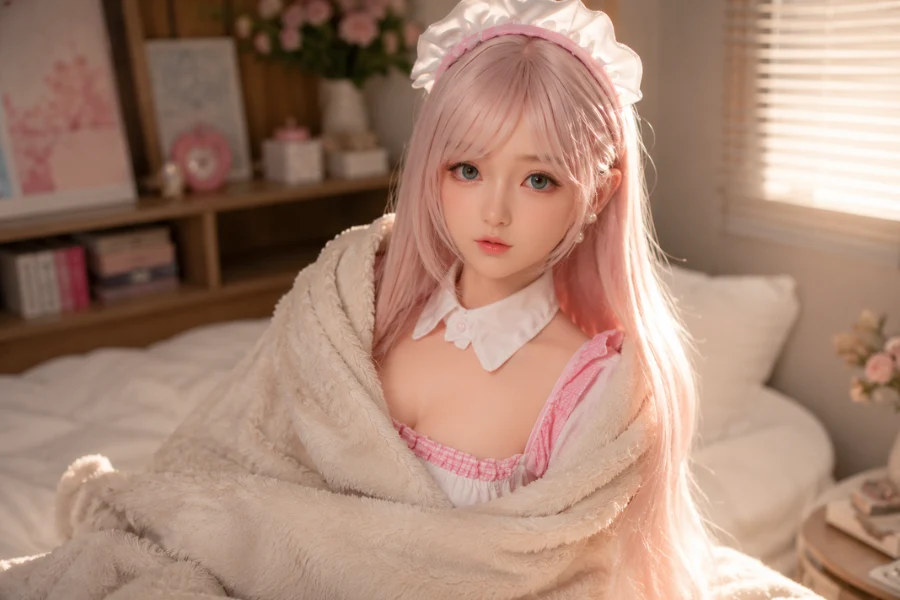 大切なラブドールを優しく温めてプライベートな癒しの時間を過ごすためのイメージ