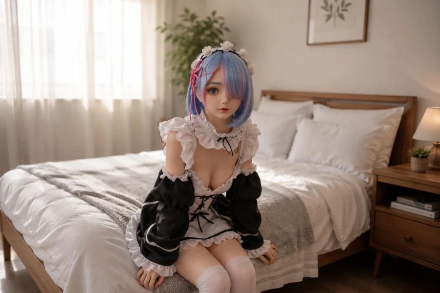 ラブドールと過ごすプライベートな時間と騎乗位などのシチュエーションを考えるイメージ